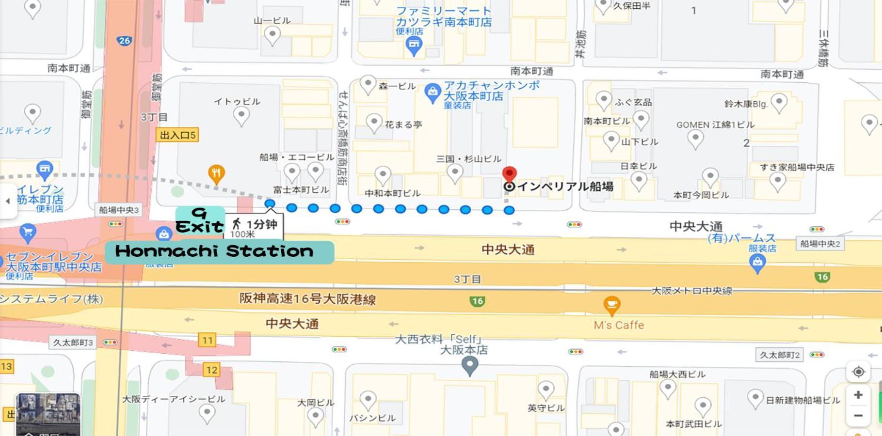 Imperial 心斎橋本町 Apartment Osaka Ngoại thất bức ảnh